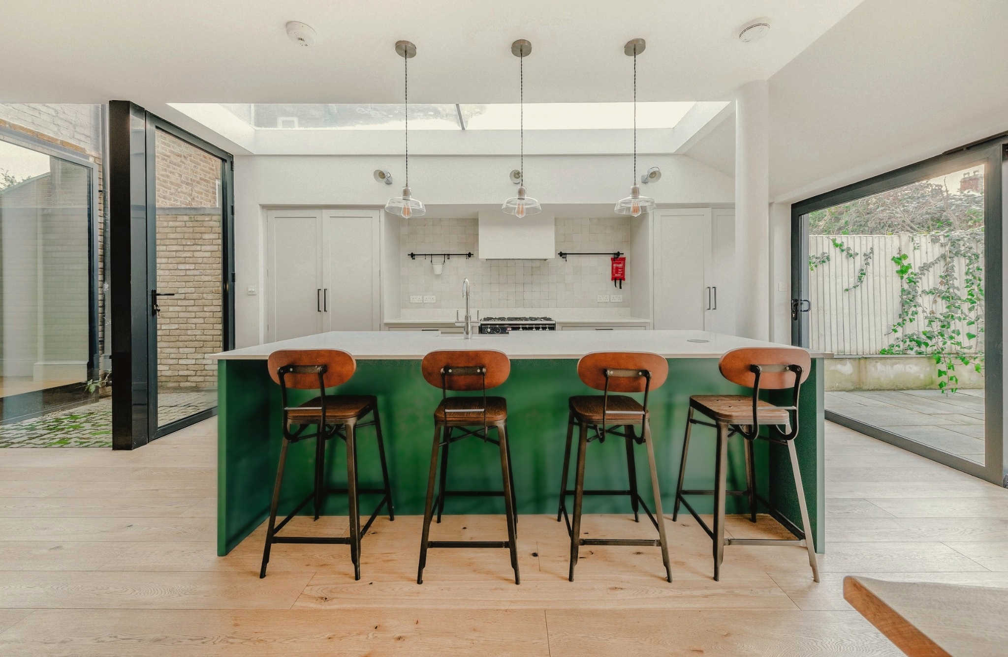 Interior kitchen island